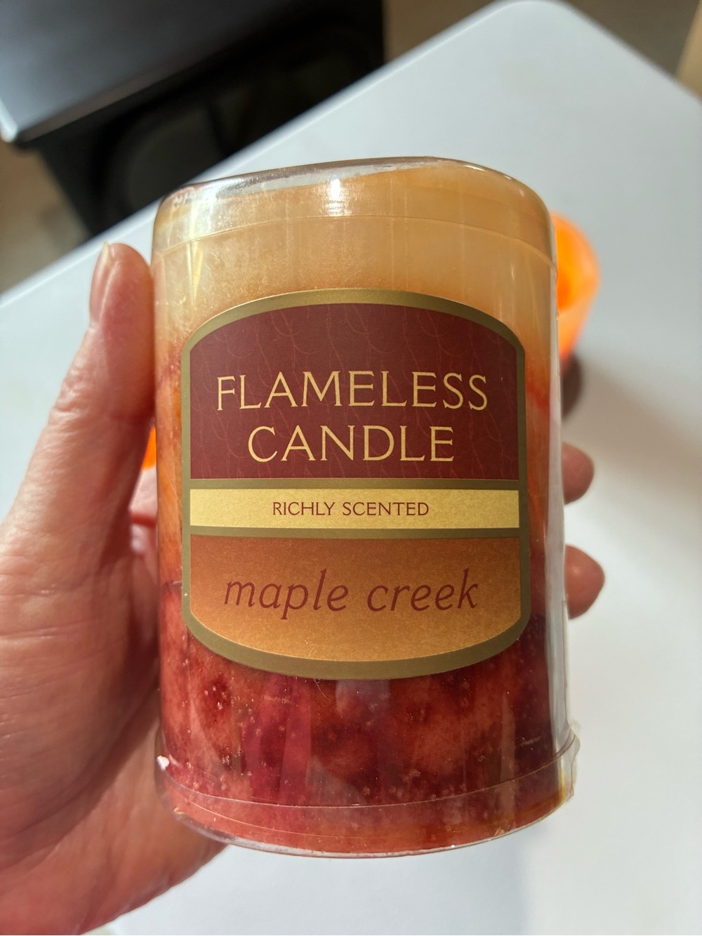 Flameless Scented Candle Set of 3 - Picture 3 of 9